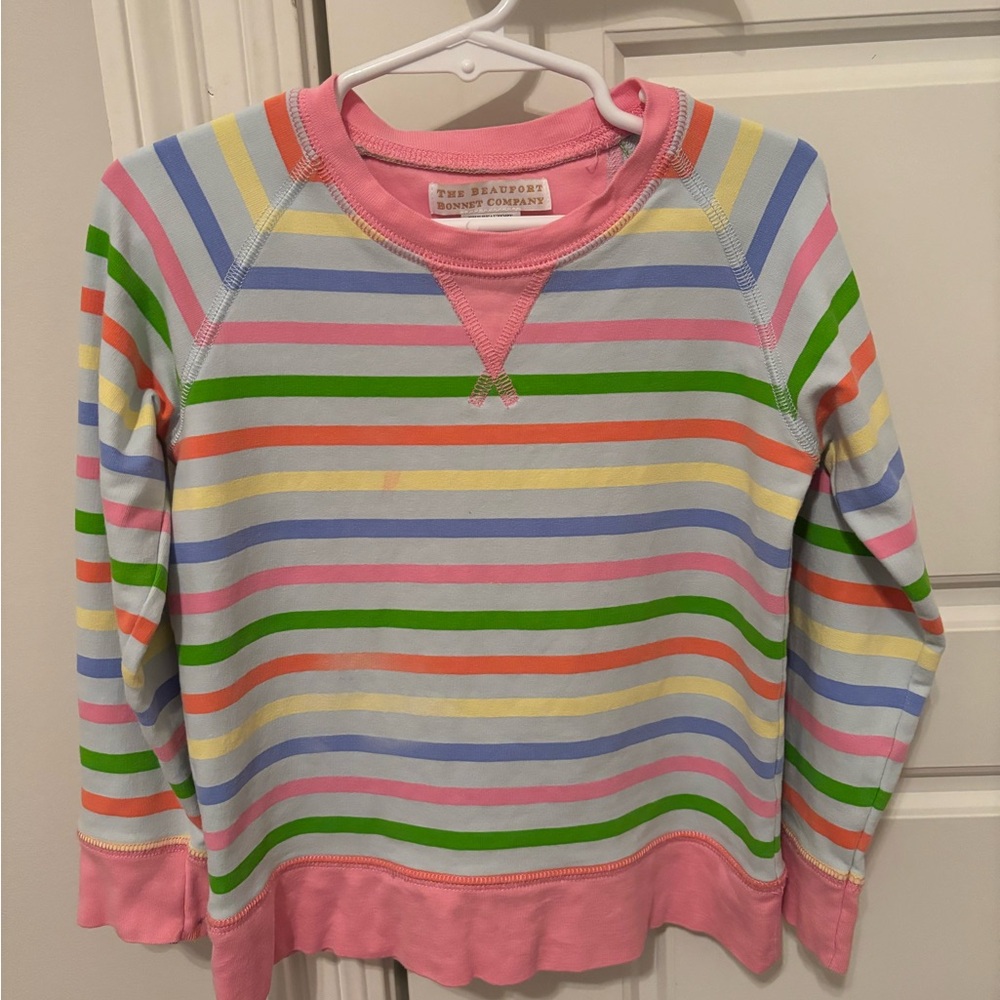 The Beaufort Bonnet Company Striped Cassidy Crewneck